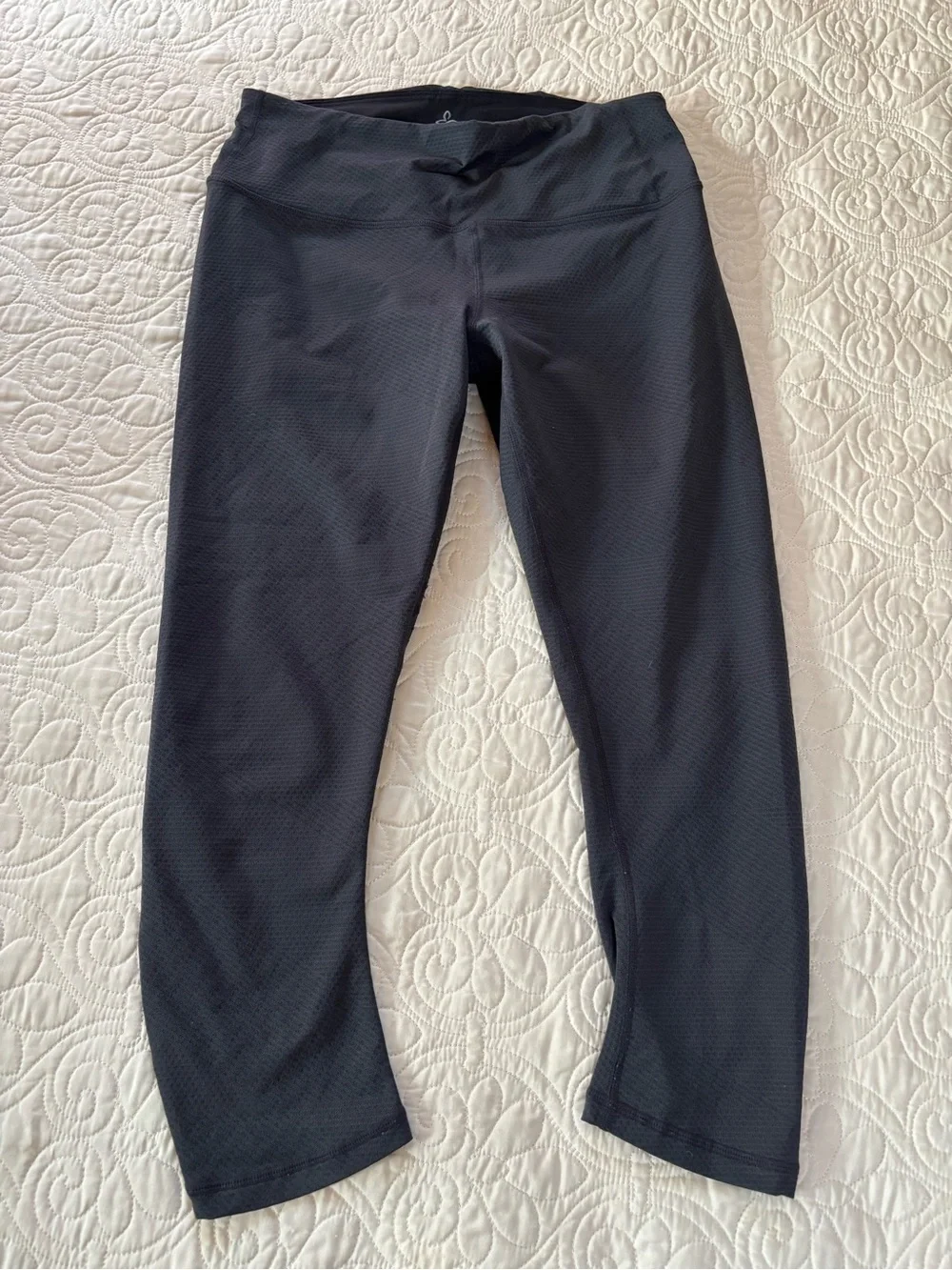 Prana Misty Capri Leggings in Charcoal